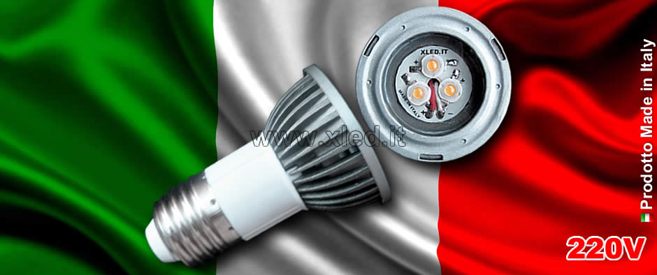 Lampadina LED 5W 120° E27 Warm White - Made in Italy