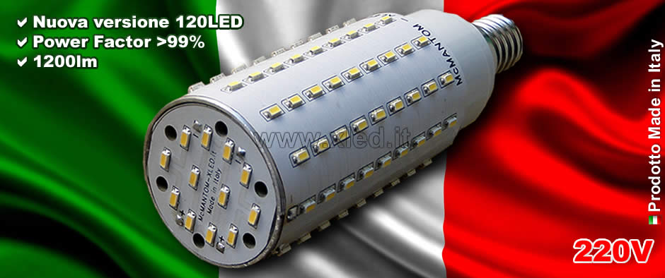 Lampadina LED 10W E14 White - Made in Italy