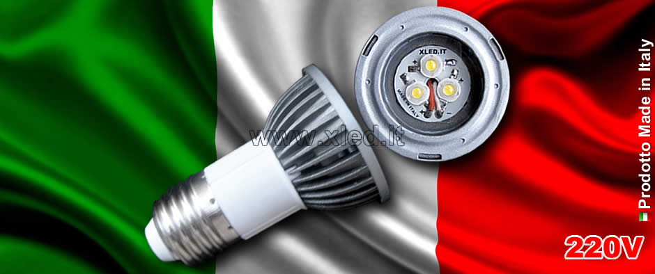 Lampadina LED 5W 120° E27 White - Made in Italy