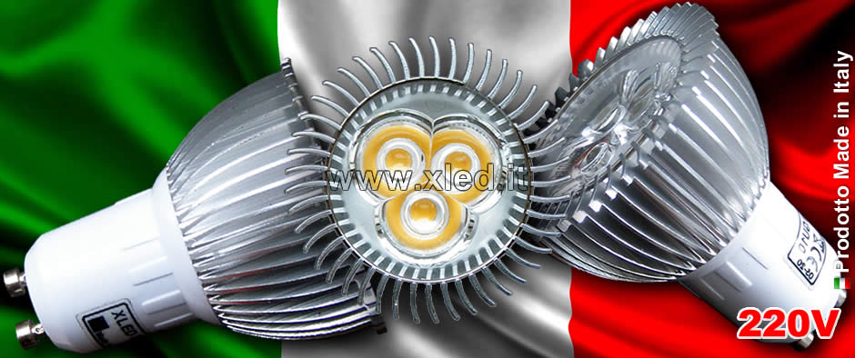 Lampadina LED 5W 30° GU10 Warm White - Made in Italy