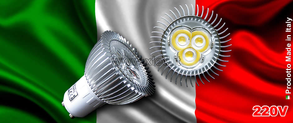 Lampadina LED 5W 60° GU10 White - Made in Italy