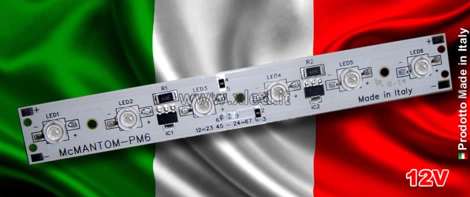 Modulo LED SMD Green 12V 6W - Made in Italy