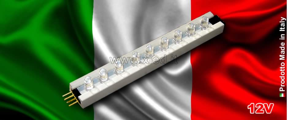Modulo LED 10cm 12V 30° - Made in Italy
