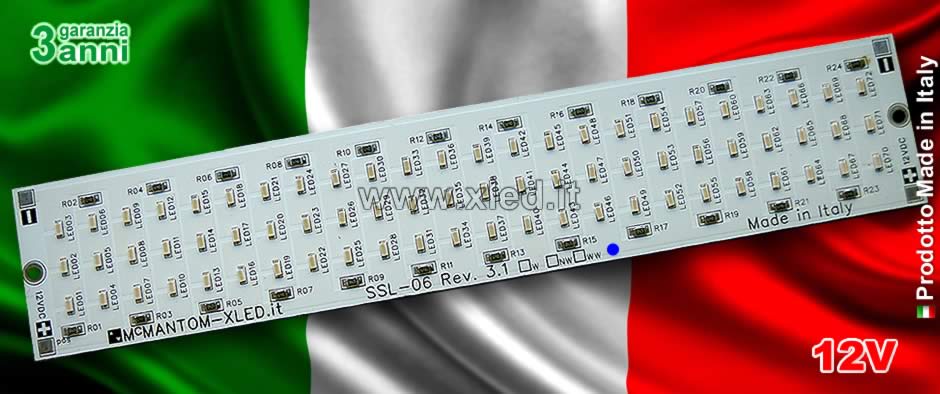 Modulo LED SSL-06-Blue 12VDC - Made in Italy